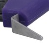 Durable Purple Horse Hoof Pick & Brush with Wave Grip
