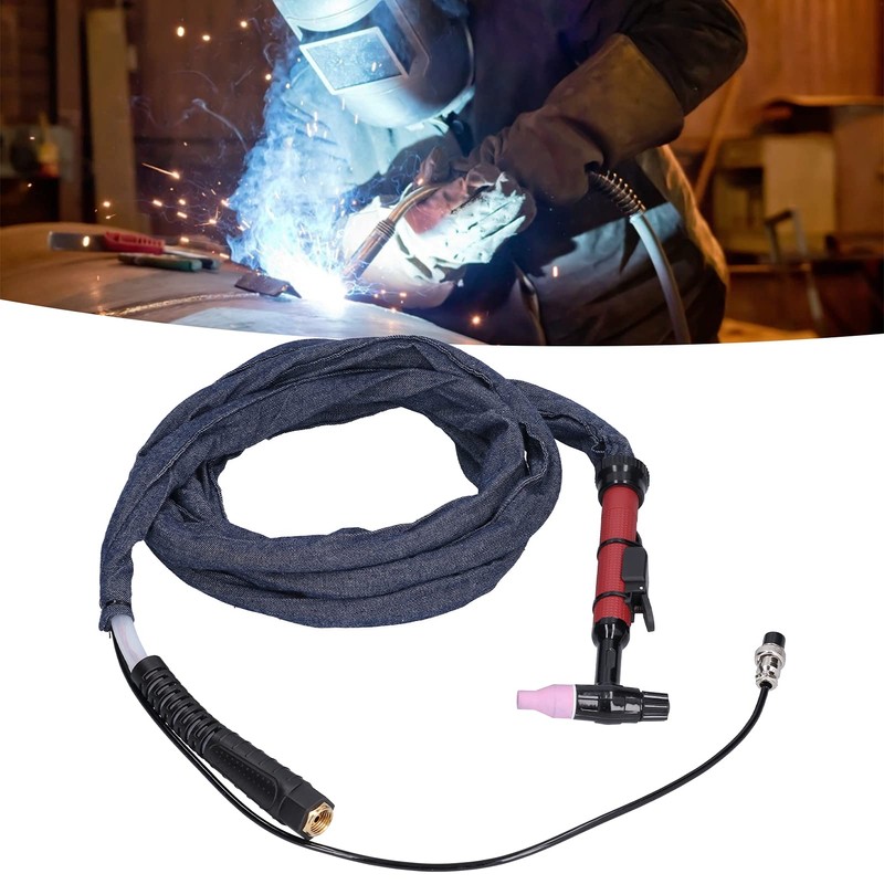 TIG Welding Torch Kit 3.7M Flexible Head Integrated Argon Arc