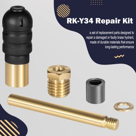 Y34 Iowa Brass Hydrant Upgraded Repair Kit RK-Y34 Repair Kit for Woodford Model Iowa Y34 Yard Hydrant, for Y34LL-8, Y34-1, Y34-3 and Y34-6-HN