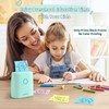 JADENS Mini Sticker Printer-2 Inch Bluetooth Thermal Pocket Printer,Inkless Portable