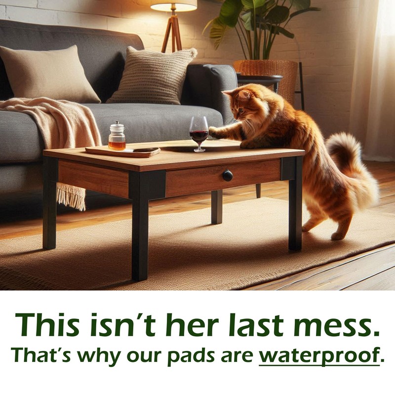 Waterproof GATORGRIP Non-Slip Rug Pad, 3x5, Pet-Friendly, Safe for All