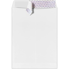 9 x 12 Open End Envelopes in 28lb. White w/Peel & Seel for Mailing a Business Letter, Catalog, Financial Document, Magazine, Pamphlet, 50 Pack, (White)