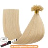 Elailite Bondings Real Hair Extensions, Keratin, 35 cm, 50 g,