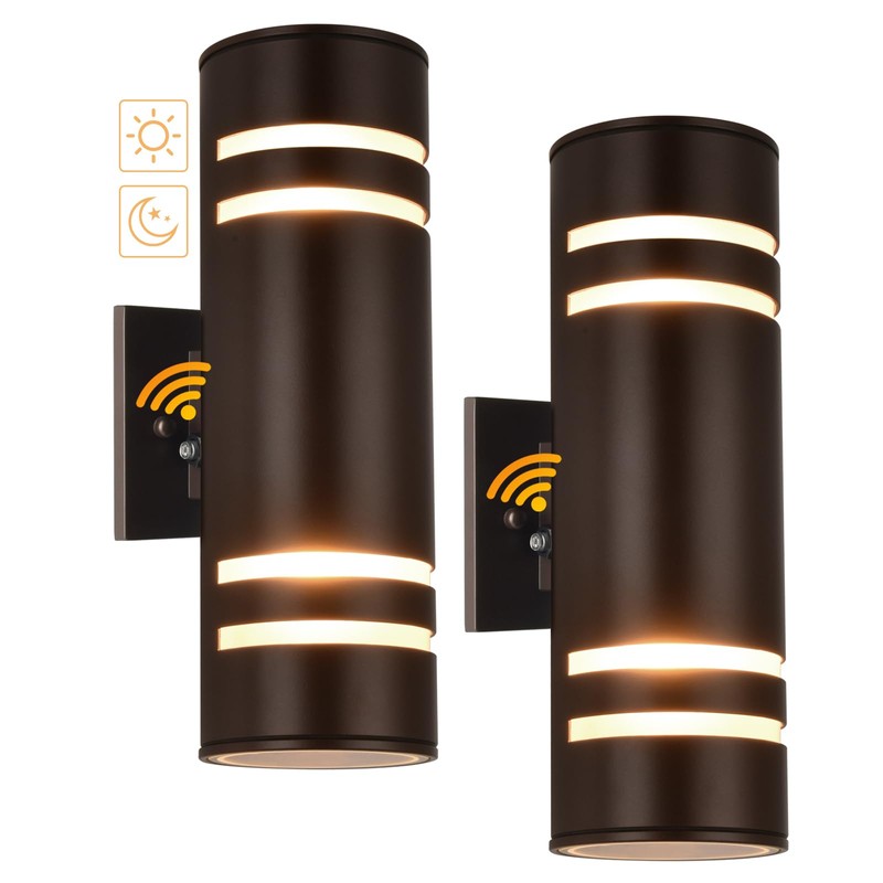 Housen Solutions Dusk to Dawn Outdoor Light Fixture 2 Pack,