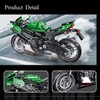 DAHONPA Green Motorcycle Building Blocks Set - 867-Piece Intricate Model,