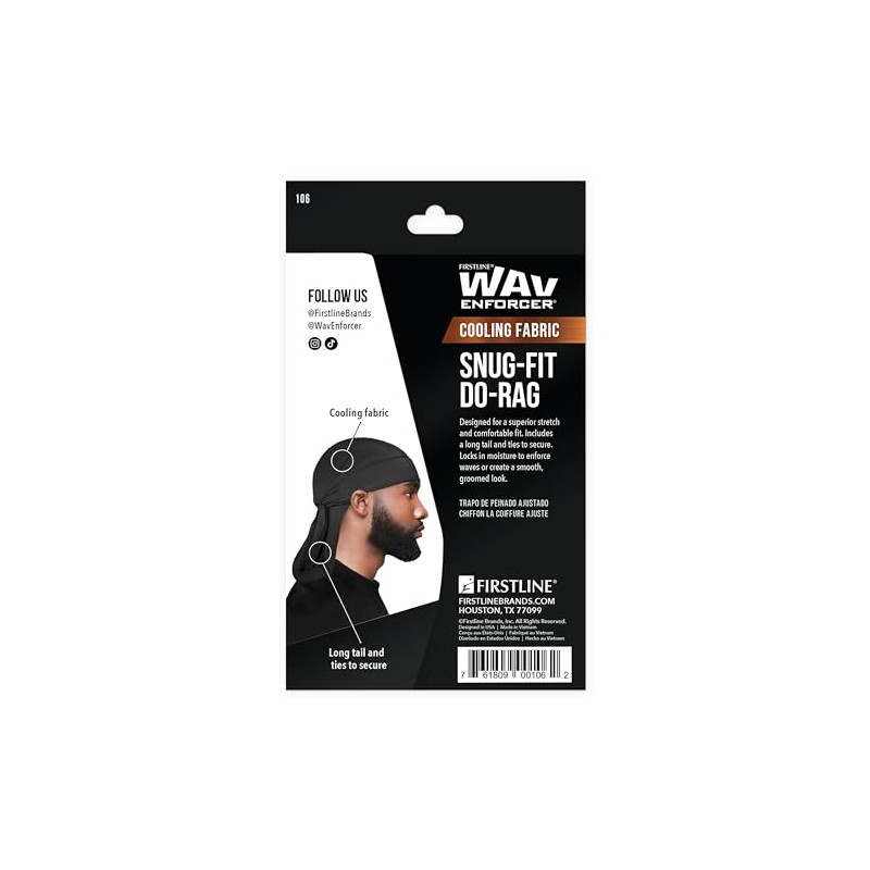 WavEnforcer 106 Snug Fit Do-Rag