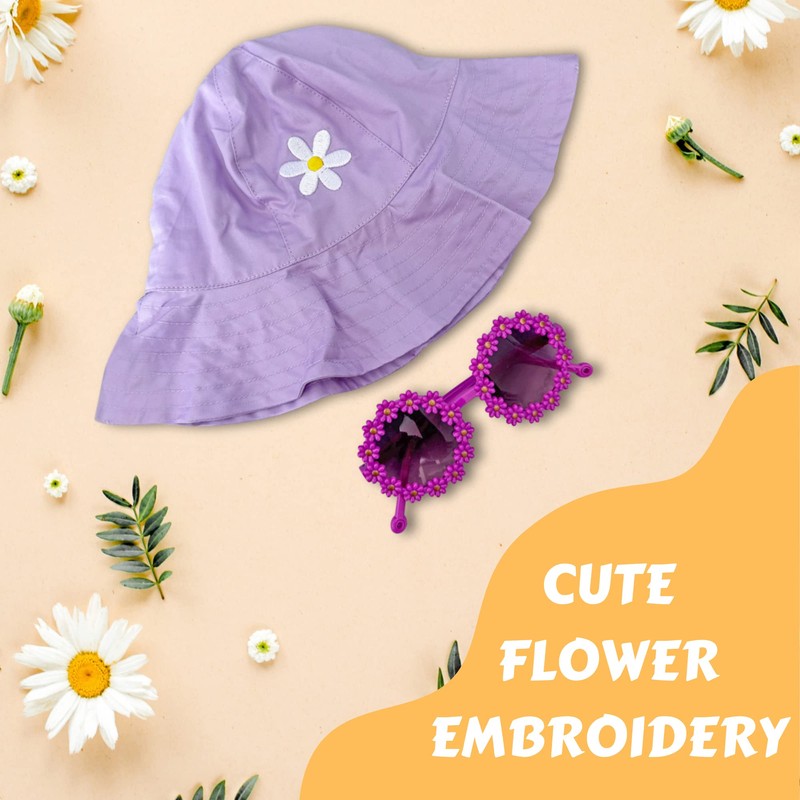 Girls Summer hat (Purple)