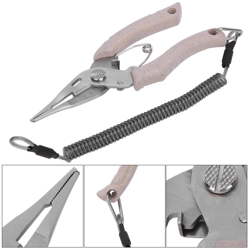 Multi Functional Stainless Steel Fishing Lure Pliers Scissors Fishing Control