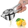 CCKO Exprimidor de limón, exprimidor manual de acero inoxidable, exprimidor