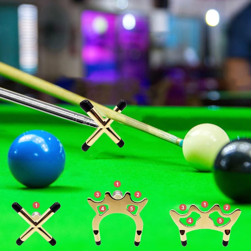 Eidoct Blucent Retractable Billiards Cue Stick Bridge, Snooker Pool Cue