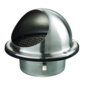 Intelmann Stainless Steel Weather Protection Grille Diameter 150 Spherical Shape + Bird Protection Grille (100 125 150 200)