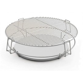 Cmanzhi S2C (1-Pack) Cooking Grate System Grilling Accessory for 18" Kamado Joe Classic, Large Big Green Egg, Coyote The Asado Cooker, Pit Boss and Other kamado Grill