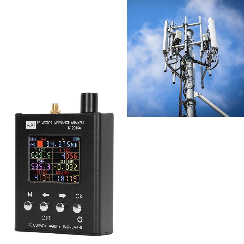 RF Vector Impedance Analyzer 2.4 Inch Screen ANT SWR Antenna