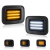 D-Lumina Smoked Len 3-Row Full LED Front Corner Marker Lights