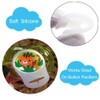 4Pcs Pacifier Adapter Rings Silicone Rings for Pacifier Clip Button