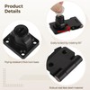 6 Pcs Hasp Locks with Keys, Twist Knob Keyed Locking