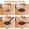 Pack of 4 Plastic Flexible Cable Grommet, Cable Grommet Table