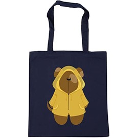 Hippowarehouse Raincoat Dog Tote Shopping Gym Beach Bag 42cm x38cm, 10 litres