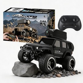 KFPLAN KF32 1:64 RC Car with Off-Road Camera, First Person View, App Controlled, Shoot/Recording, Gift, Toy for Boys and Adults, Certified Technical Standards