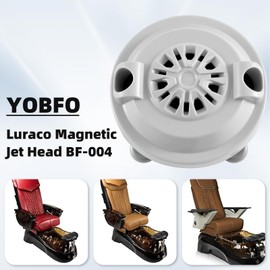 Yobfo BF-004 Pipeless Magnetic Jet Head Motor,Universal Fit for LURACO Jet Motor Pedicure spa Tubs Chair Part Magnetic Head,Pack of 3