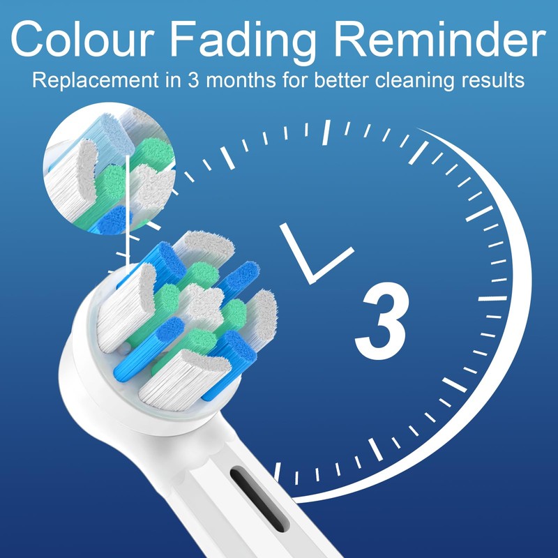 10Pcs Replacement Heads Intelligent Compatible with Oral B iO 2