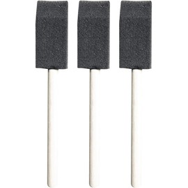 GANAZONO Cabezal Suave de Esponja y Madera 3 Cepillos Ideales para Eliminar Polvo sin Rayar Superficies para Limpieza de Rejilla y Ventilación de Coche