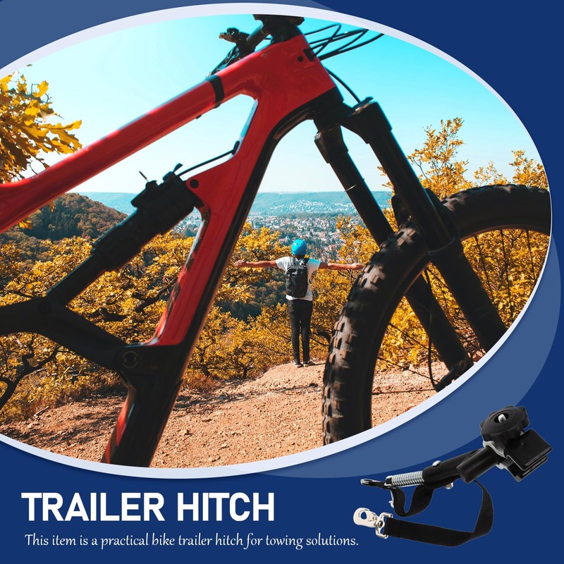 Veemoon Bicycle Trailer Adapter, Universal Bicycle Trailer Coupler, Steel Bicycle