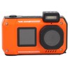4K 65MP Underwater Camera Autofocus 2.88in 1.44in Dual Screen 2500mAh