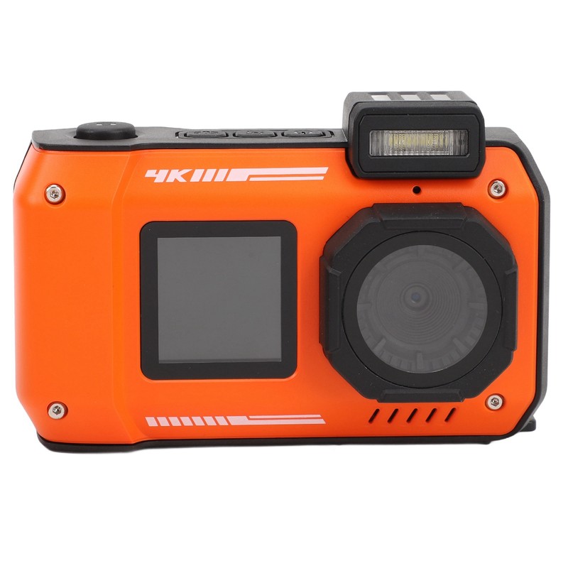 4K 65MP Underwater Camera Autofocus 2.88in 1.44in Dual Screen 2500mAh