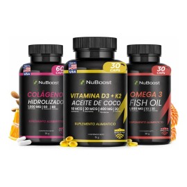Nuboost Kit Colágeno Vitamina Omega Fish Oil