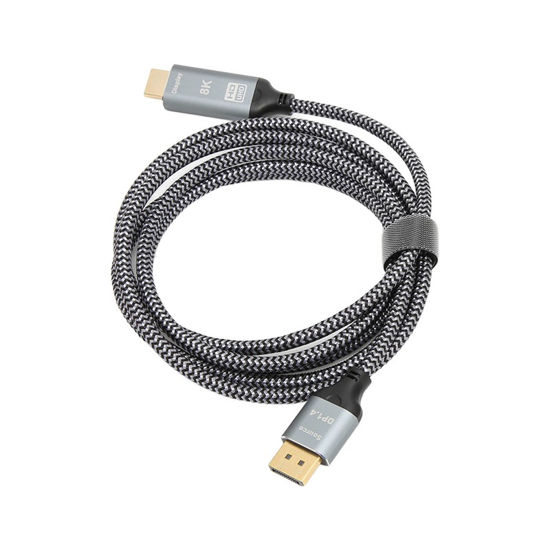 DisplayPort 1.4 to HD Multimedia Interface 2.1 Adapter Cable 8K