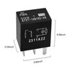 4Pcs 8T2T-14B192-AB Relay - 12VDC 30A 4-Pin Automotive Relay for