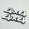 2Pc 4X4 Decal Fender Tailgate Emblem Badge 3D Nameplate Trunk