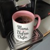 Mama Ehefrau Chefin Kaffeebecher in rosa stilvolles Design geschwungene Schrift