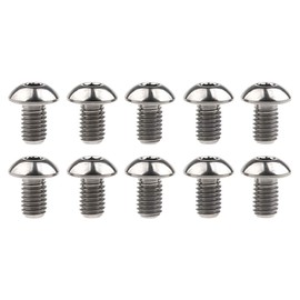 Wanyifa Titanium Ti - Jaula para botella de agua M5 x 8 mm, tornillos para llave Allen (10 unidades)