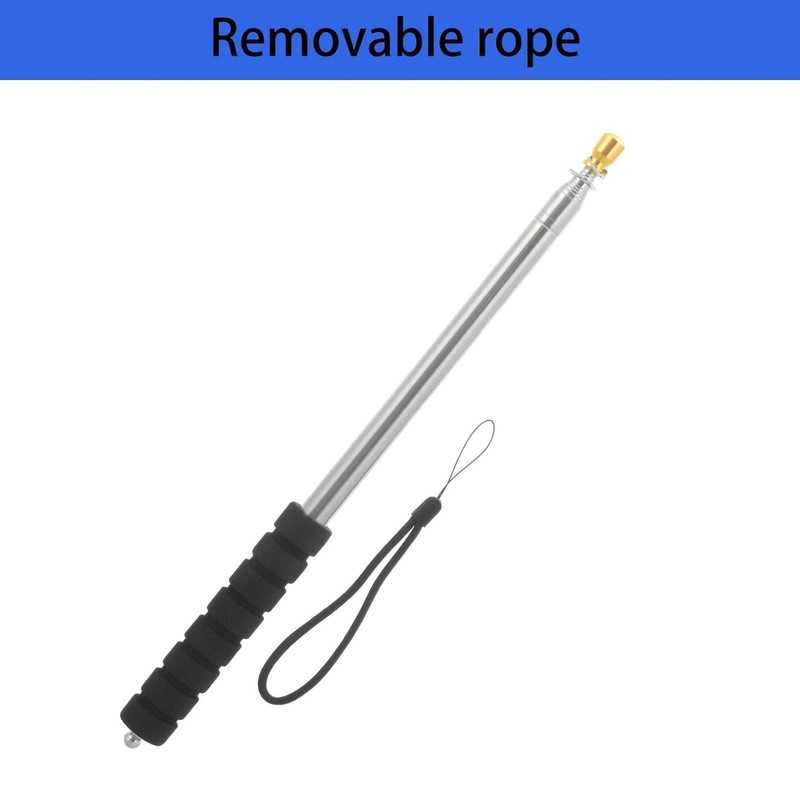 Difounmas 3 Metre Telescopic Flagpole Set, Handheld Telescopic Flagpole, Blue
