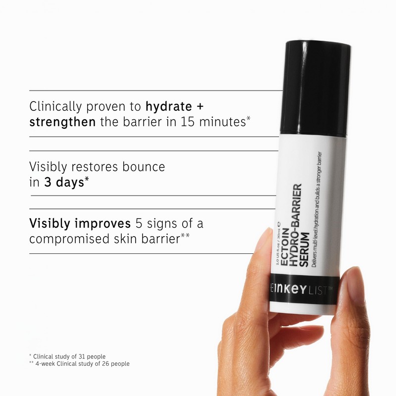 The INKEY List Ectoin Hydro-Barrier Serum 30ml, Advanced Dual-Action Serum,