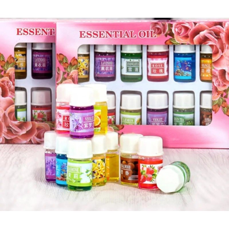 Clicmania Pack 12 Esencias Aromaticas Para Difusor Aromaterapia Spa