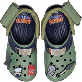 Crocs Unisex Naruto Classic Clog, Blue, Numeric_5 US Men