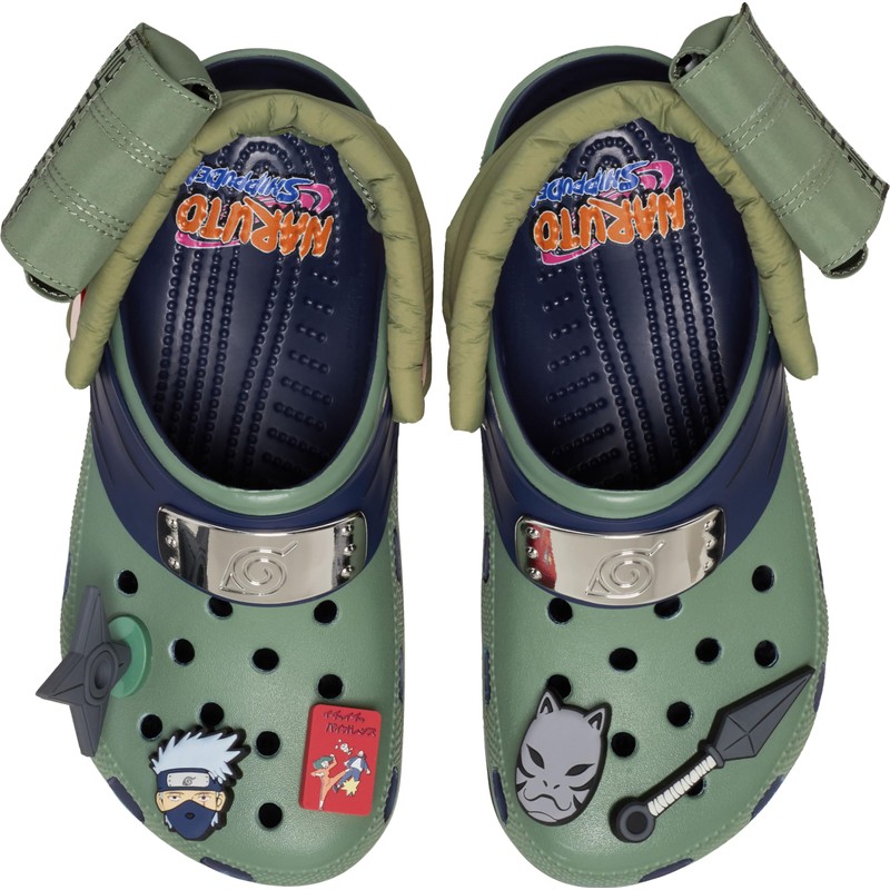 Crocs Unisex Naruto Classic Clog, Blue, Numeric_5 US Men