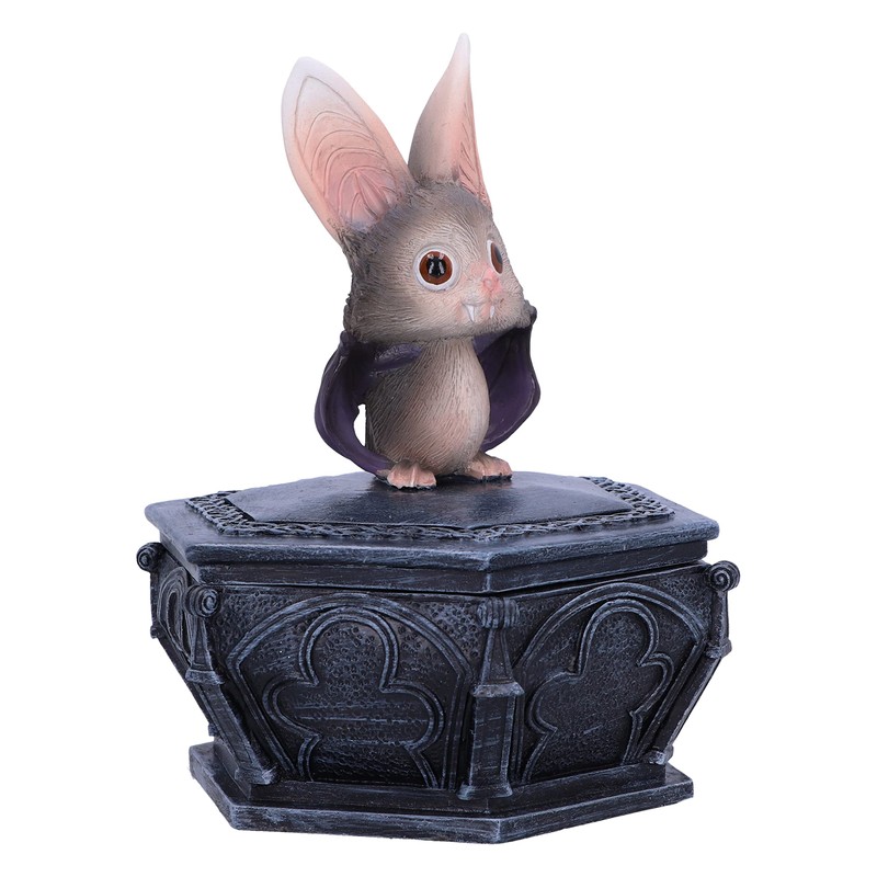 Nemesis Now Batty Box 6" Resin Black Gothic Bat Box