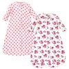 Hudson Baby Unisex Baby Cotton Long-Sleeve Wearable Sleeping Bag, Sack, Blanket, Rose, 18-24 Months