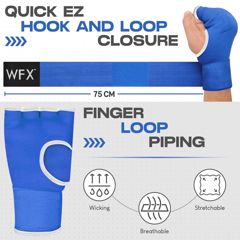 Boxing Hand Wraps Punch Bag Men Women Gel Inner Gloves