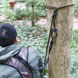 Huntury Treestand Lifeline Rope, Treestand Safety Rope, Hunter Safety Rope for Climbing Sticks, Hanging Ladder Stand Or Treestand, Bow Hunting Lifeline, 30Feet