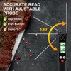 AOOSA Meat Thermometer, Instant Read Cooking Thermometer with Foldable Probe