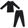 Boys Thermal Top and Bottom Underwear Set; Long Johns for