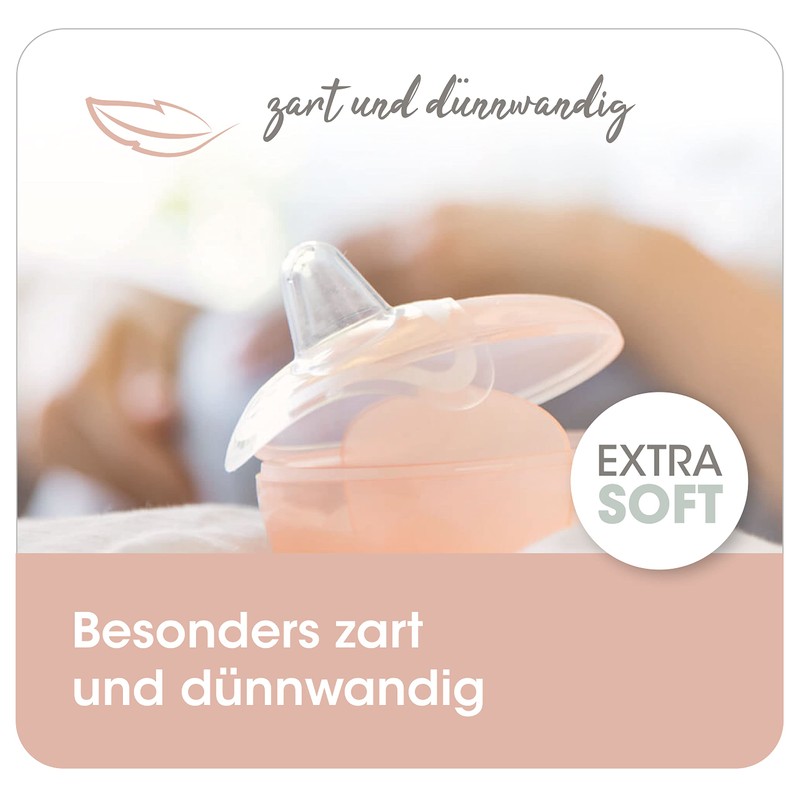 nip 2 x Medium 20mm Breastfeeding Cones for Natural Drinking