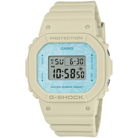 Casio GMD-S5600NC-9JF Women's Wristwatch, Midsize Model, Biomass Plastic, Beige, beige/blue, watch