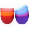KX-WARE Plastic Bowls set of 12 - Unbreakable and Reusable