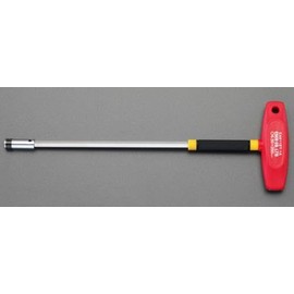 Esco 9.8 inches (250 mm) Bit Holder (T-shaped) for 1/4" Hex Bits